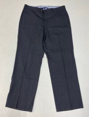 Men Incotex Super 100's High Comfort Portugal flat front wool dress pants, 36